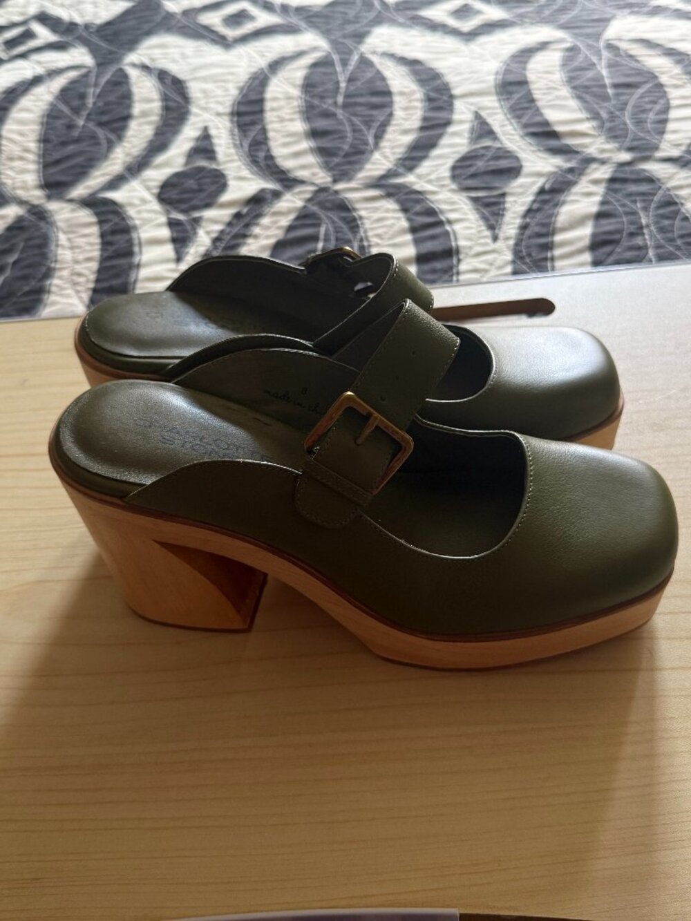 Brand spanking new!  Charlotte Stone Mary Janes.